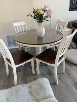 Table and chairs