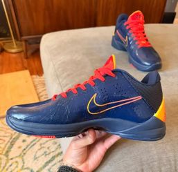 Nike Kobe Basketball Sneakers Navy Blue Red