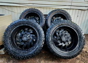 20" DFD Rims with All terrain tires