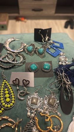 Lot of Earrings OVER 100 pair