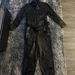 Banana Republic - Leather Jumpsuit 