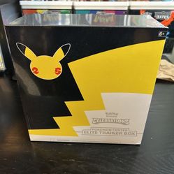 Pokémon TCG Celebrations Pokemon Center Exclusive Elite Trainer Box Sealed ETB