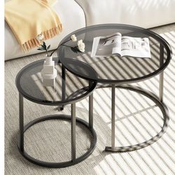 Set of 2 modern, very elegant tables