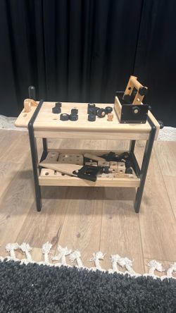 Crate & Barrel Wooden Toy Tool Bench