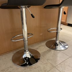 2 - Counter Height Adjustable Bar Stools 