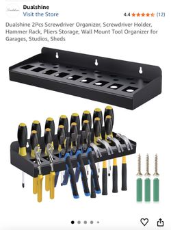 Screwdriver Organizer, Screwdriver Holder, Hammer Rack, Pliers Storage,