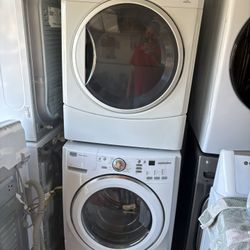 Maytag Stackable Washer And Gas Dryer 