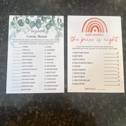 Baby Shower Games