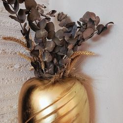 Gilded Flower Vase 