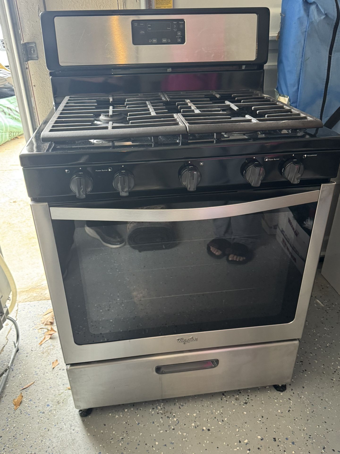 Whirlpool 5 Burner gas oven 