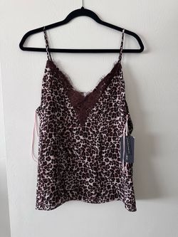 NWT Melrose & Market Leopard Print Top