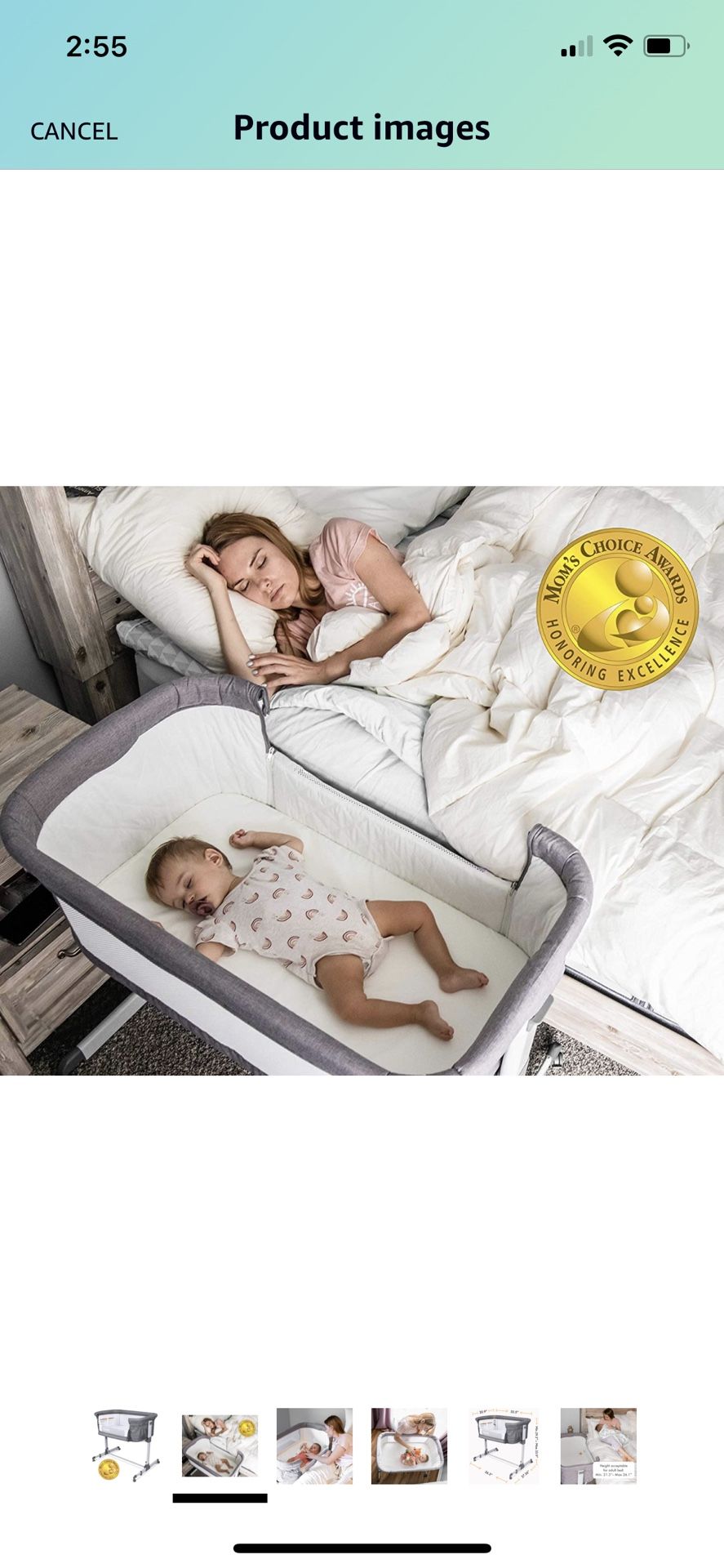 Bedside Crib/ Travel Crib
