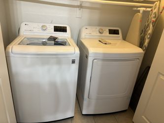LG Washer And Dryer 