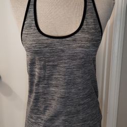 Energie Racerback Active Fitness Gray Heather Tank Top - Women's Size XL