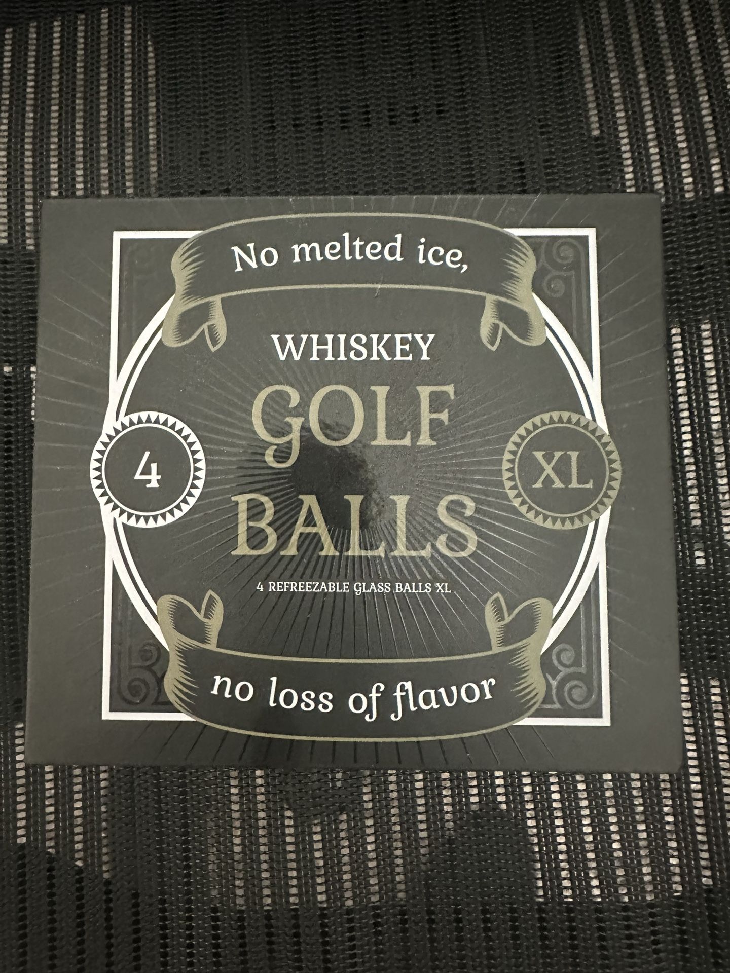 Freezable Golf balls For beverage/whisky cooler