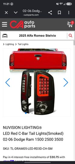 Dodge ram tail lights