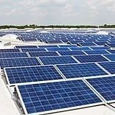 Sharp solar panel.  American made.  Works great.  
