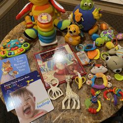 REDUCED (21)pc Baby - Toddler Toy/ Book Bundle. PRICE IS FOR ALL. 
