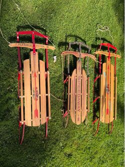 Vintage sleds