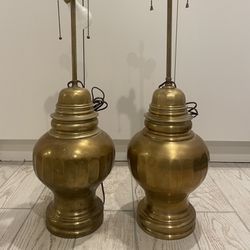 Vintage Chapman Brass Lamps