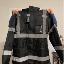 Vendace reflective safety jacket for men