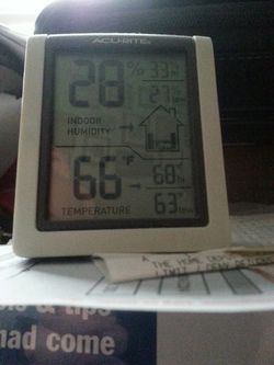 Digital Thermometer and Humidity Gauge.