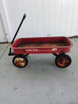 Antique Radio Flyer Wagon