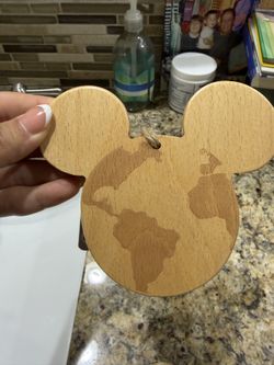 Disney Mickey Mouse Wooden Paddle Hairbrush — NWT Officially Licensed Limited Edition