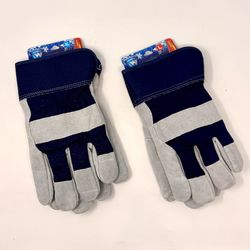 Insulated Cowhide Leather Palm Winter Work Gloves LG or XL