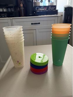 Set of 12 Manna Cups with lids