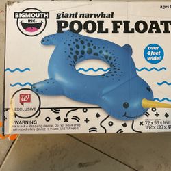 Pool Float  Giant Narwhal 