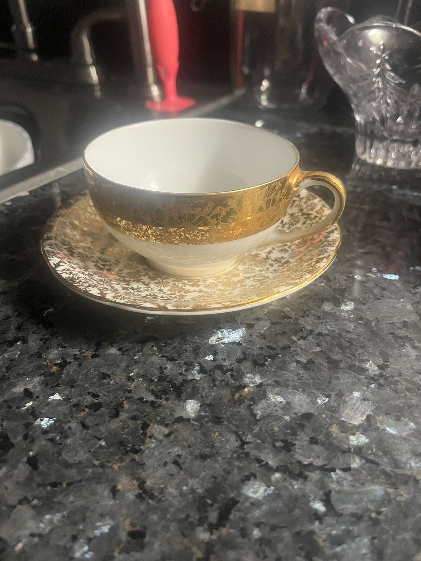 Antique China Bone Tea Cup/ Collectable Vintage