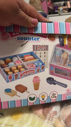 Ice cream counter