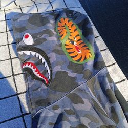 BAPE HOODIE BLUE