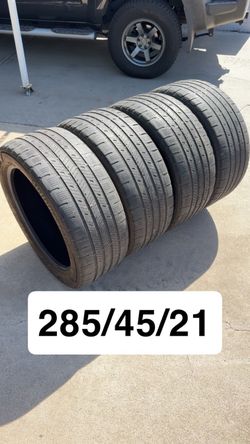(4)285/45/21 Bridgestone Alenza Sport A/S