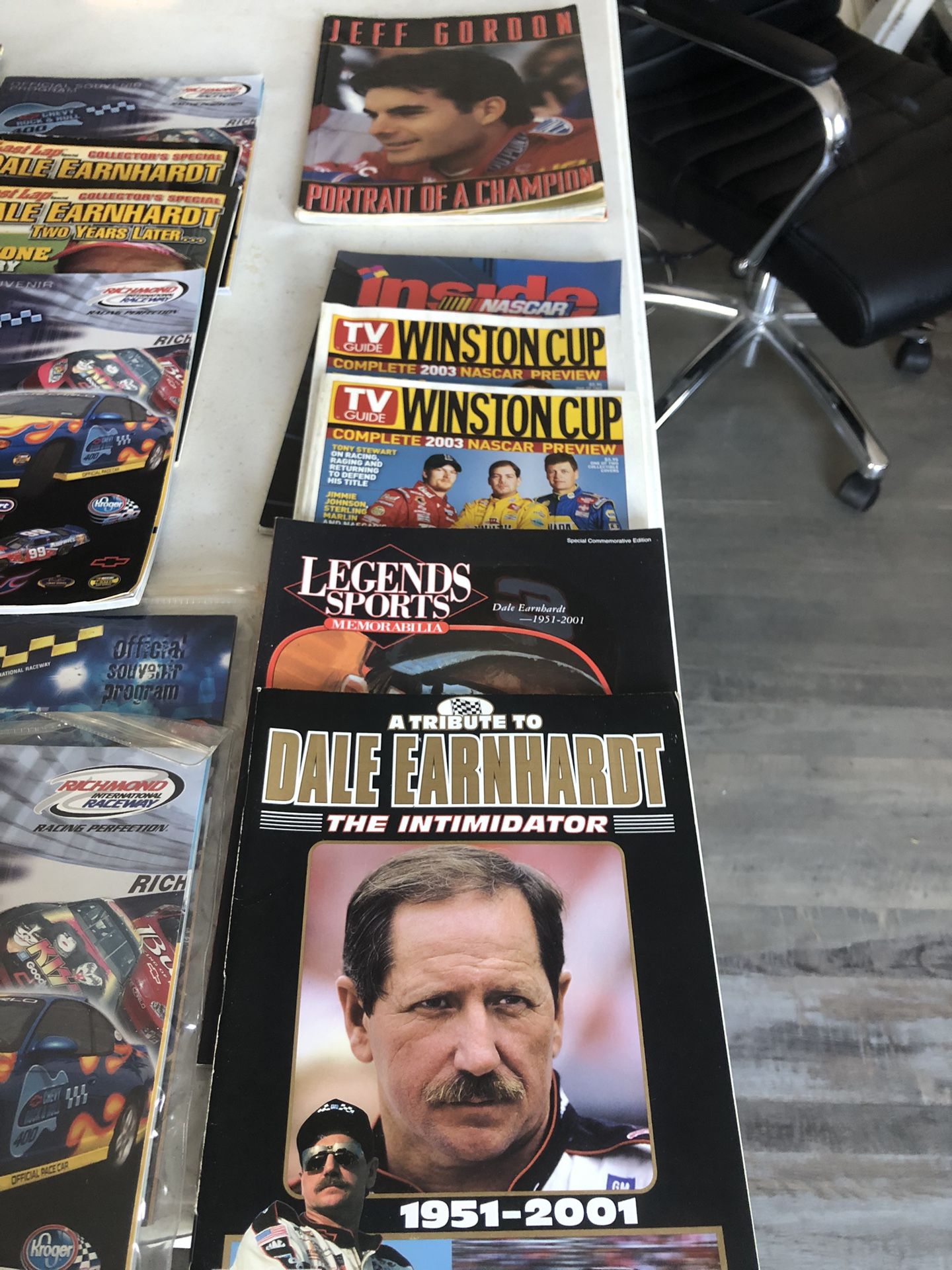 NASCAR Magazines Programs And Book All For $125