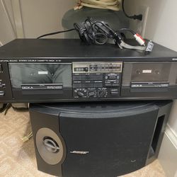 Yamaha Double Cassette Player