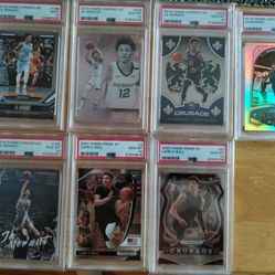 Ja Morant LaMelo ball PSA Graded Rookies