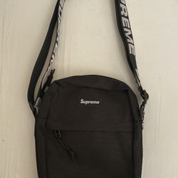 Black Supreme Shoulder Bag Ss18