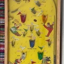 Vintage Poosh M Up Tabletop Pinball Wall Decor 23x13 inches electronics do not work just $20 