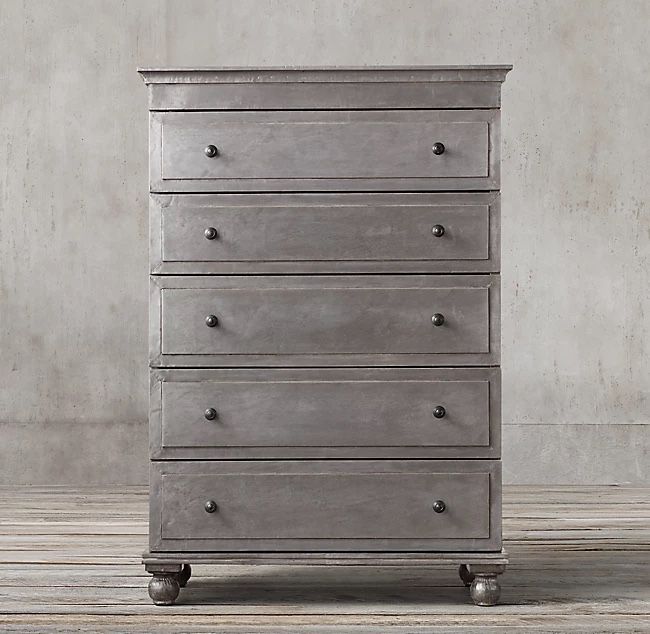 Annecy Metal Wrapped 5- Drawer Dresser