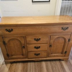 Antique Solid Wood Dresser 