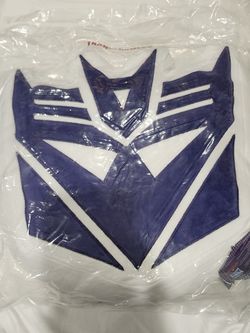 Transformers Throw Pillow Decepticon Logo