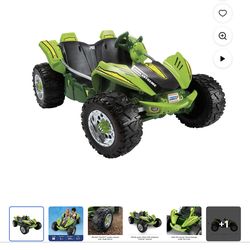 Power Wheels Dune Racer Extreme Battery-Powered Ride-on, 12 V, Max Speed: 5 mph, Green