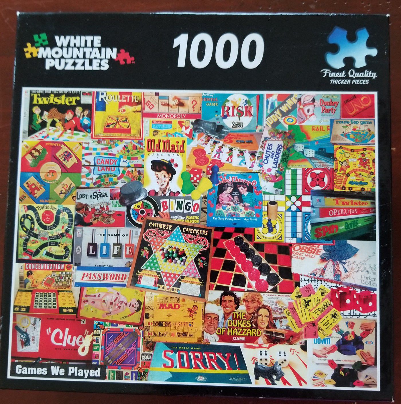 White Mountain Puzzle Games We Played 1000 piece