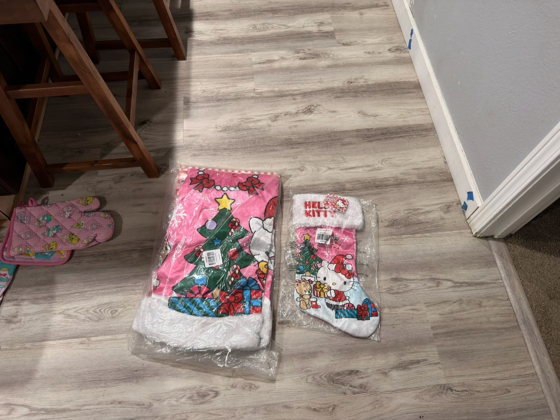 Hello Kitty Stocking And Christmas Skirt