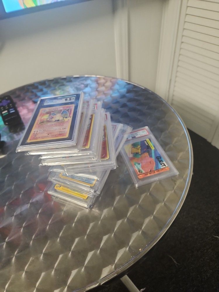  Pokemon Graded Lot Blastoise And Charzard Only 