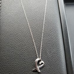 Sterling Silver Heart Pendant Necklace