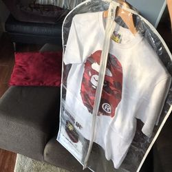 BAPE Red Color Camo Big Ape