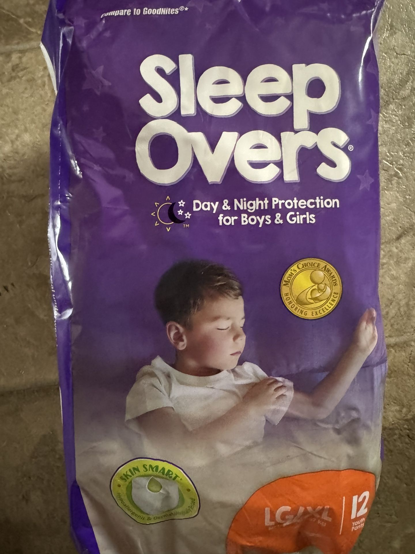 Pull Ups Diapers Sleep Overs for Children & Youth